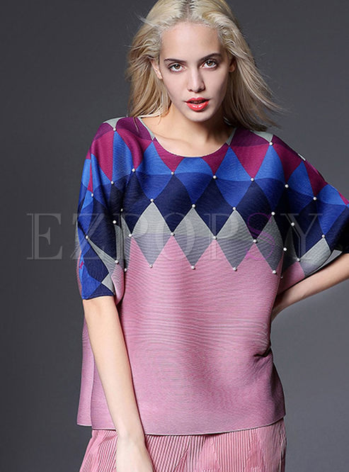 Loose Oversize Hit Color Top