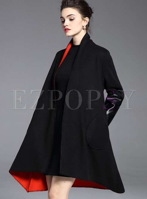 Outwear | Jackets/Coats | Loose Large Size Woolen Coat