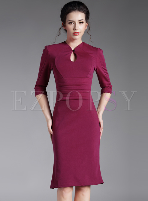 Dresses | Bodycon Dresses | Brief High Waist Improved Cheongsam Bodycon ...
