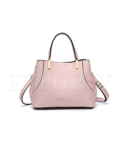 Sweet Pink Top Handle & Crossbody Bag