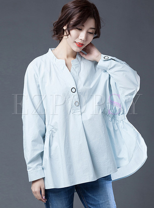 Tops | Blouses | Stylish Loose Batwing Sleeve Blouse