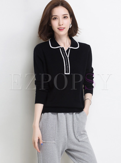 Fashion Easy-matching Pullover Bottoming Sweater