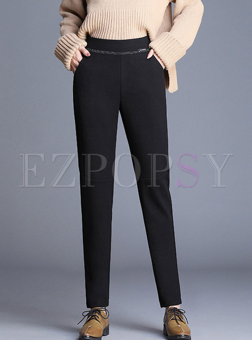 Solid Color Casual Slim Easy-matching Harem Pants