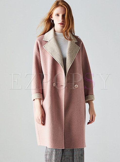 Trendy Winter Cashmere Double-sided Hairy Coat