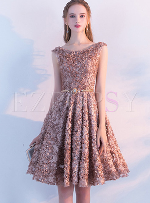 Dresses | Prom Dresses | Fashion Elegant Knee-length A Line Evening Dress