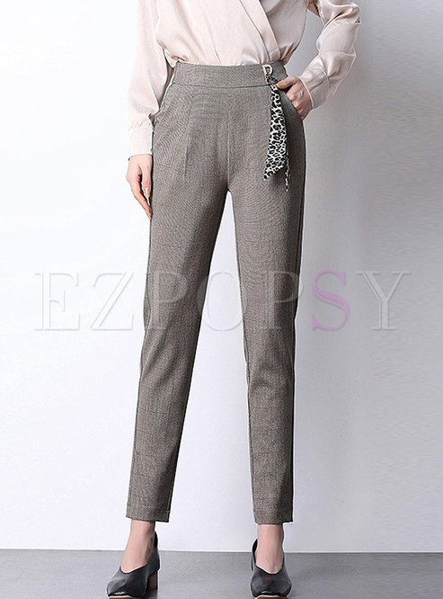 Casual High Waist Easy-matching Pencil Pants