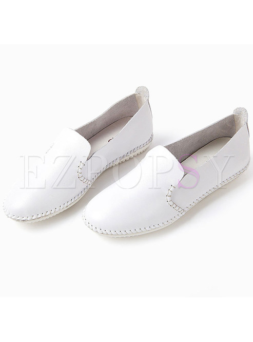 Casual Daily Round Toe Flat Loafers