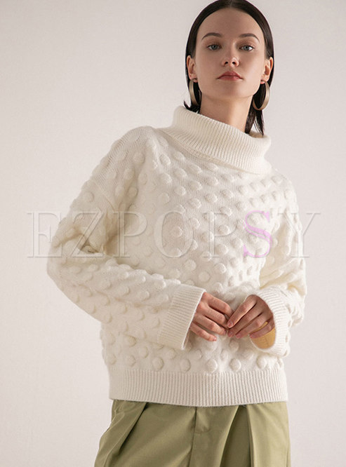 Sweat High Collar Loose Pullover Sweater