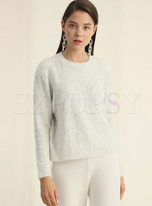 Long Sleeve Pullover Loose Sweater