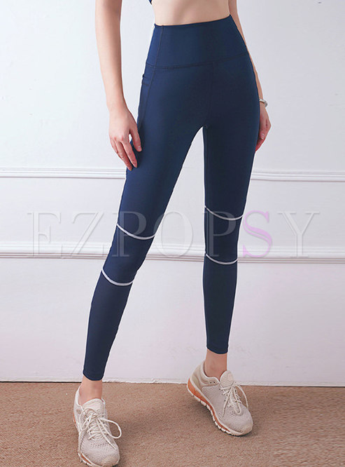 High Waisted Tight Yoga Pants With Pockets