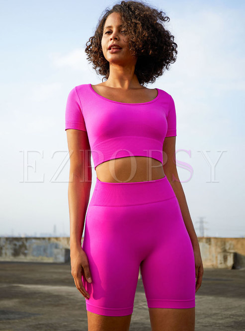 Ribbed Workout Sets for Women 2 Piece Gym Outfits