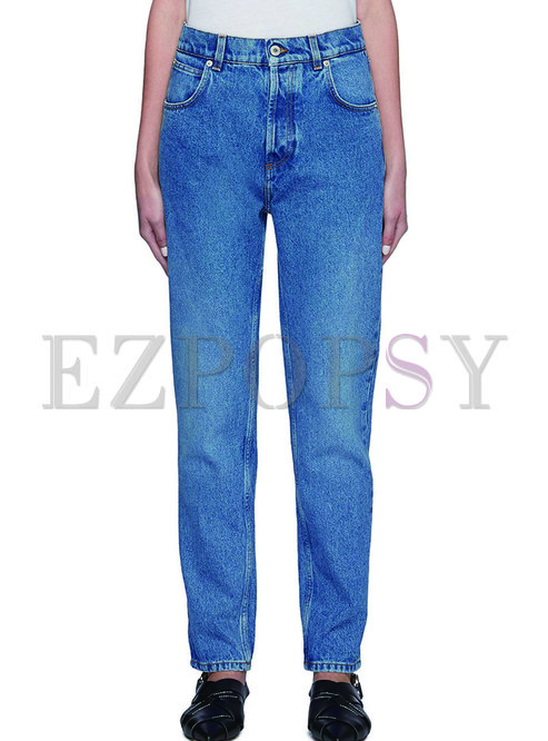 Women's Plus Size Relaxed Fit Straight Leg Jean