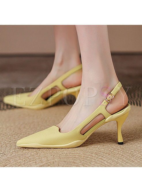 Women Pointed Toe High Heels Shoes