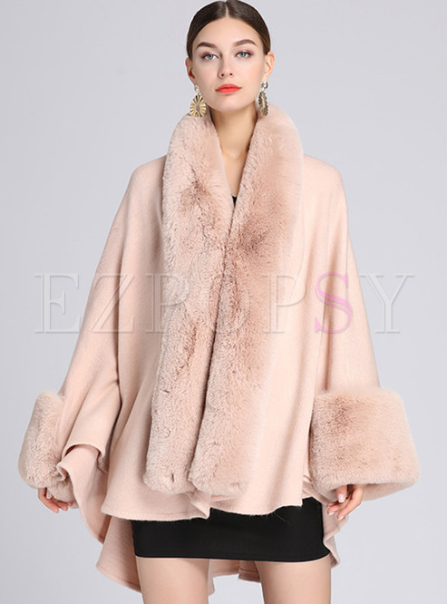 Winter Fur Collar Woolen Woolen Coat