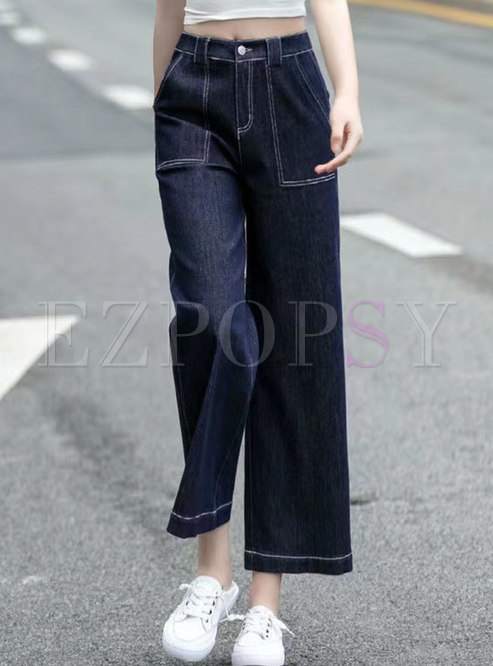 Women's Casual Cropped Pants