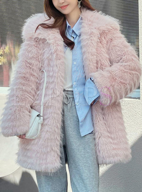Women's Casual Oversize Fur Jacket