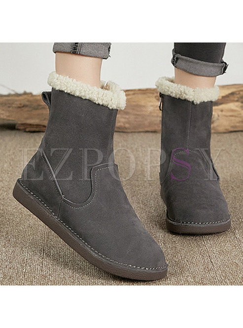 Exclusive Plush Inside Slip-Resistant Outsole Womens Boots