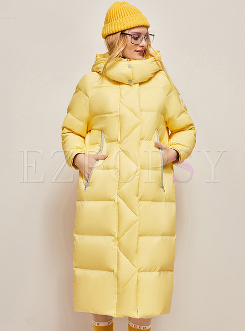 Chunky Hooded Mid Insulated Puffer Coats Womens