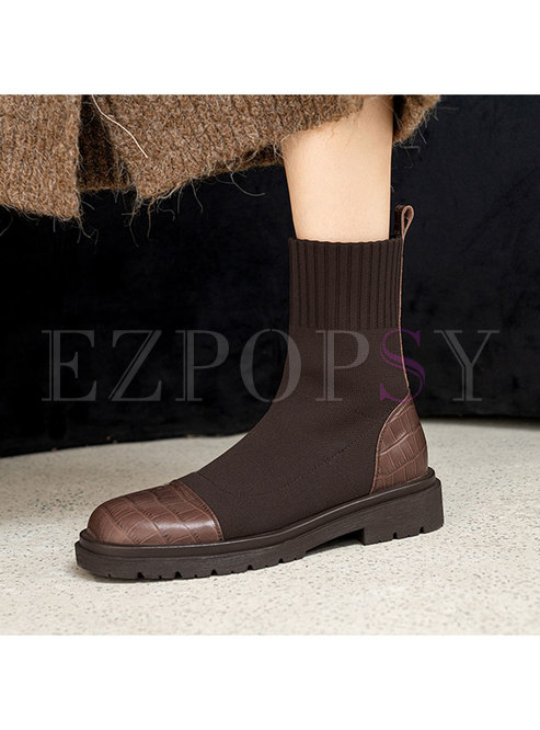 Women's Flat Casual Ankle Boots