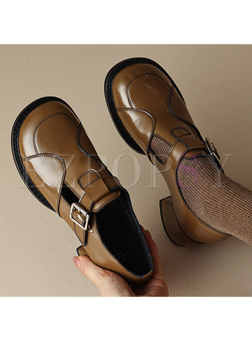 Quality Round Toe Slip-On Shoes For Women