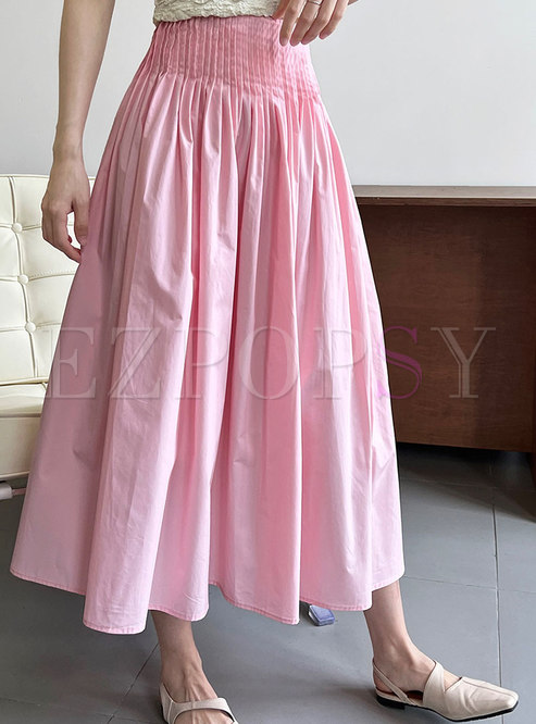 Sweet & Cute Big Hem Mid Length Skirts