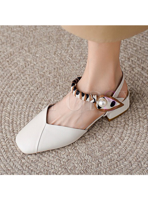 New Silk Scarf Decoration Women Sandals