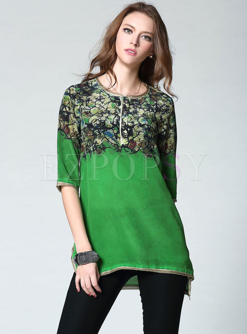 Tops | T-shirts | Summer Style Womens Oversize Silk Top