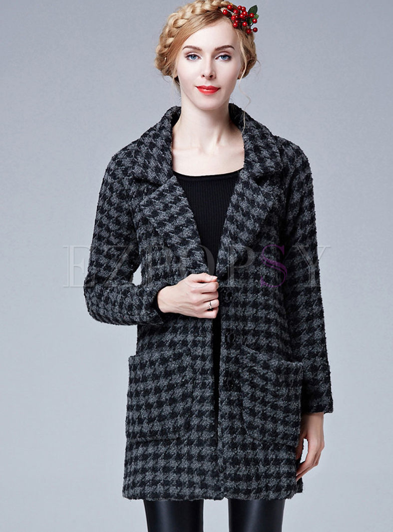 Outwear | Jackets/Coats | Classic Plaid Winter Wool Coat