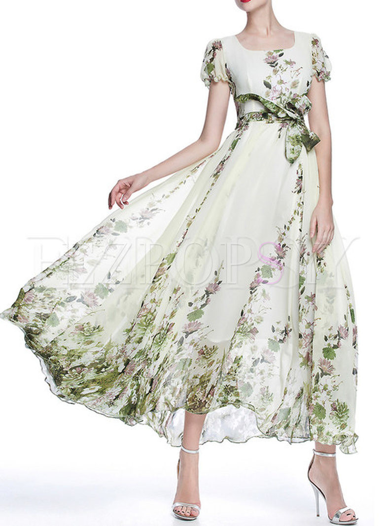 Dresses | Maxi Dresses | Summer Floral Print Long Maxi Dress