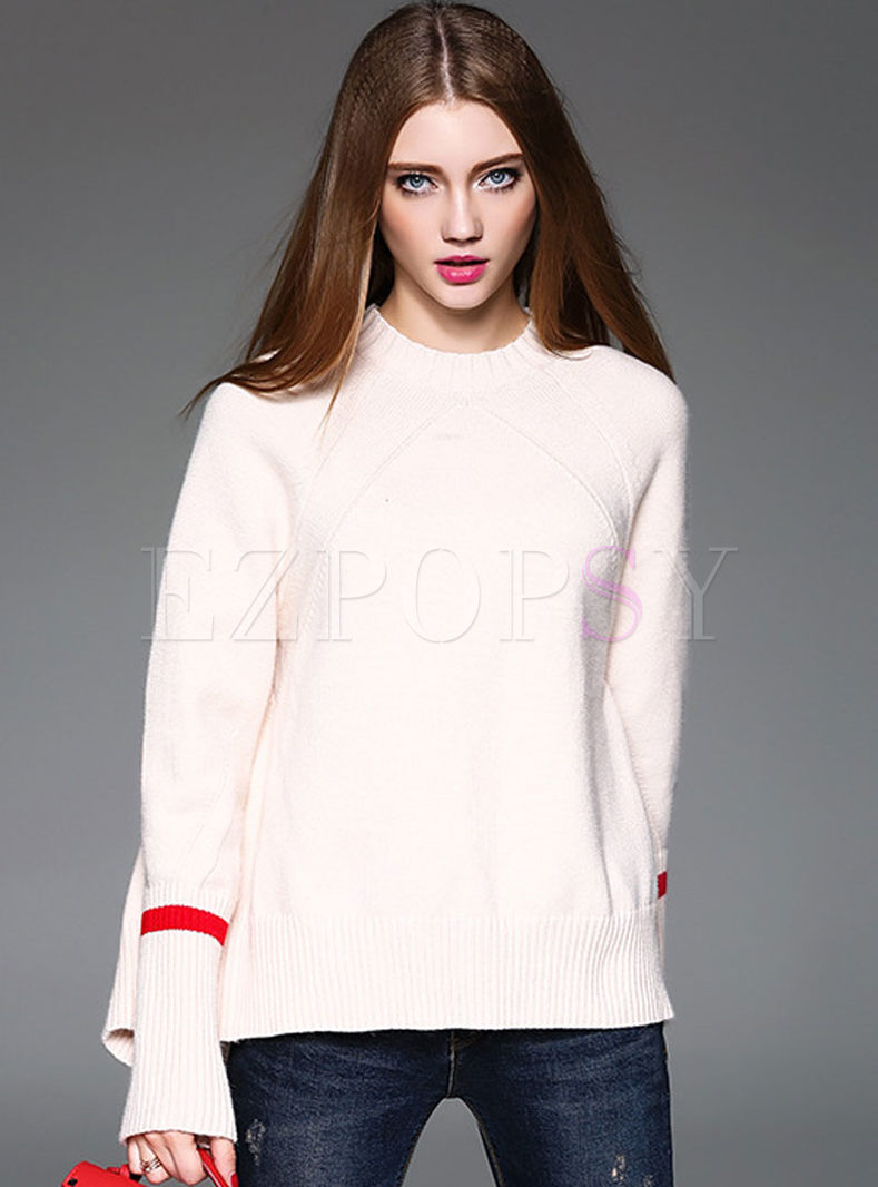 Loose Knitted Casual Sweater