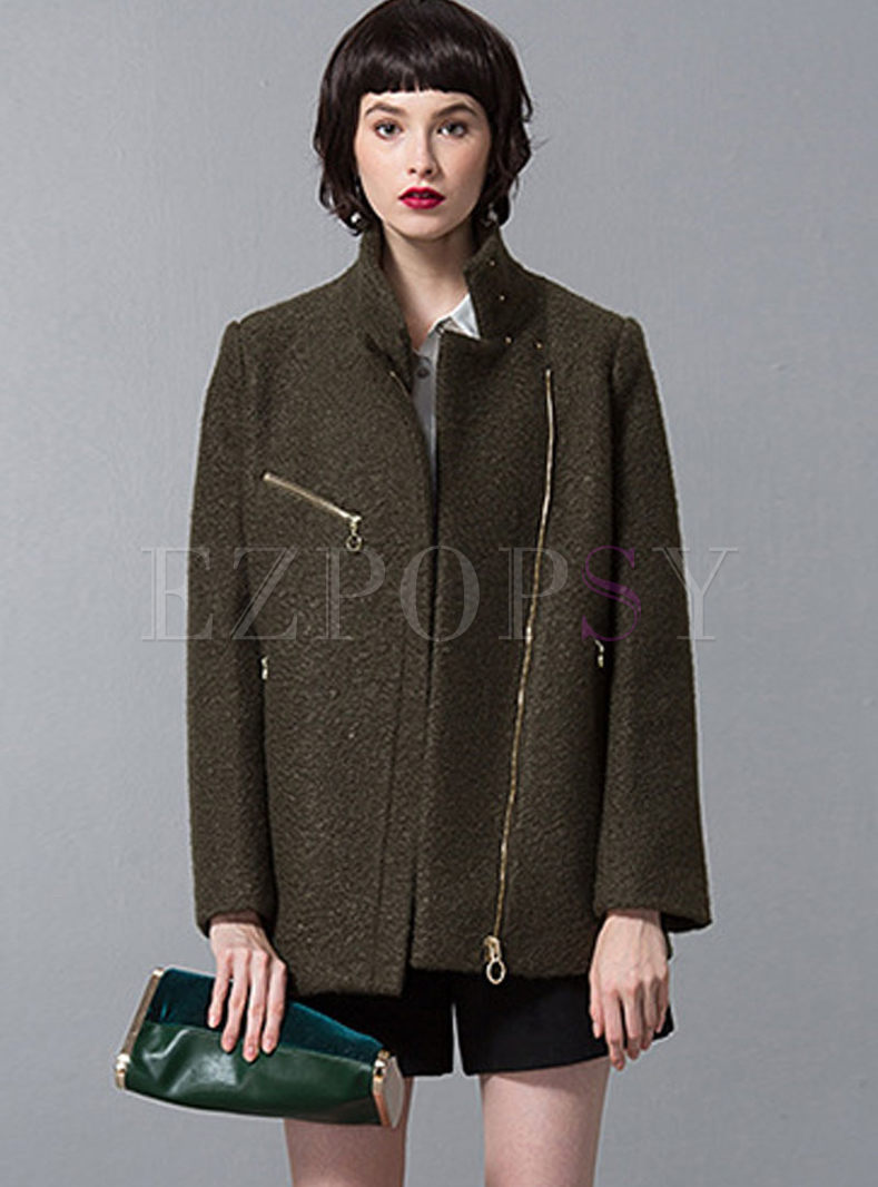 Thick Woolen Short Coat