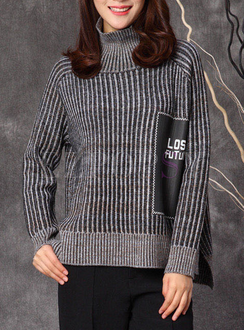 Fashion Stripe Loose Stripe Sweater