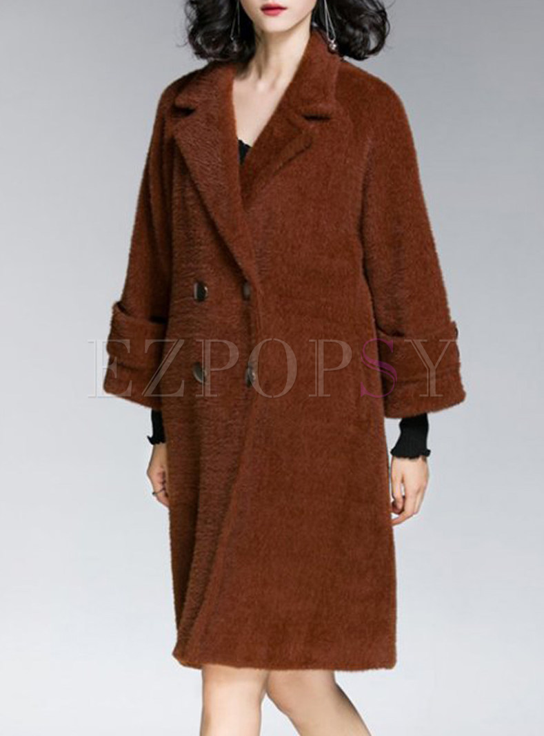 Elegant Loose Warm Woolen Coat