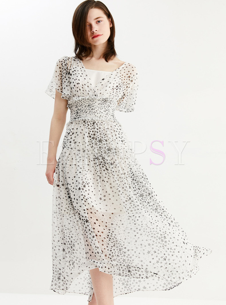 white star dress