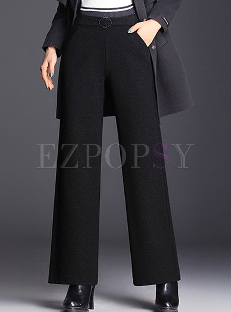 Stylish Easy-matching Loose Pants With Metal