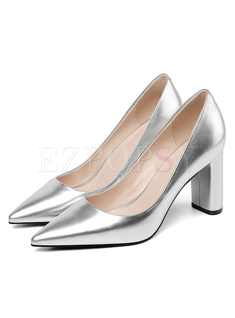 Stylish Pointed Head High Heel Shoes