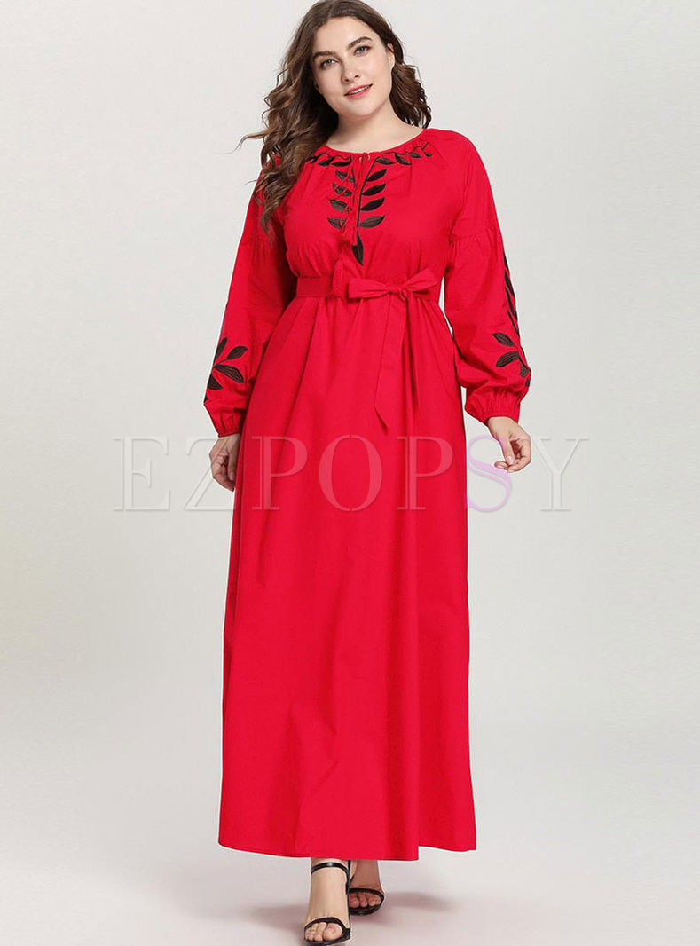 Buy > plus size long sleeve maxi > in stock