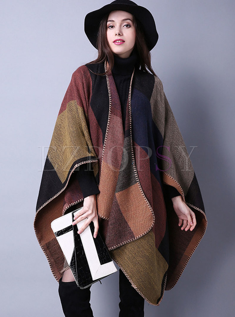 Accessories | Scarves & Wraps | Fashion Muti-color Cloak Thick Scarf
