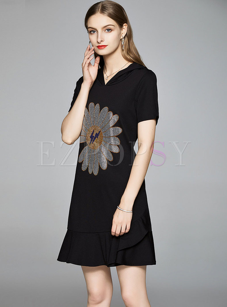 peplum t shirt dress