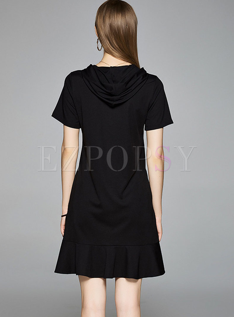 peplum t shirt dress