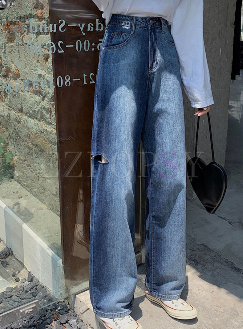 Women's Plus Size Wide-Leg Jean