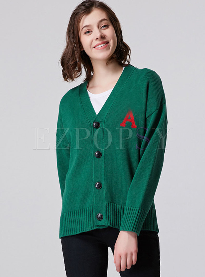 Button Down Causal Sweater for Women