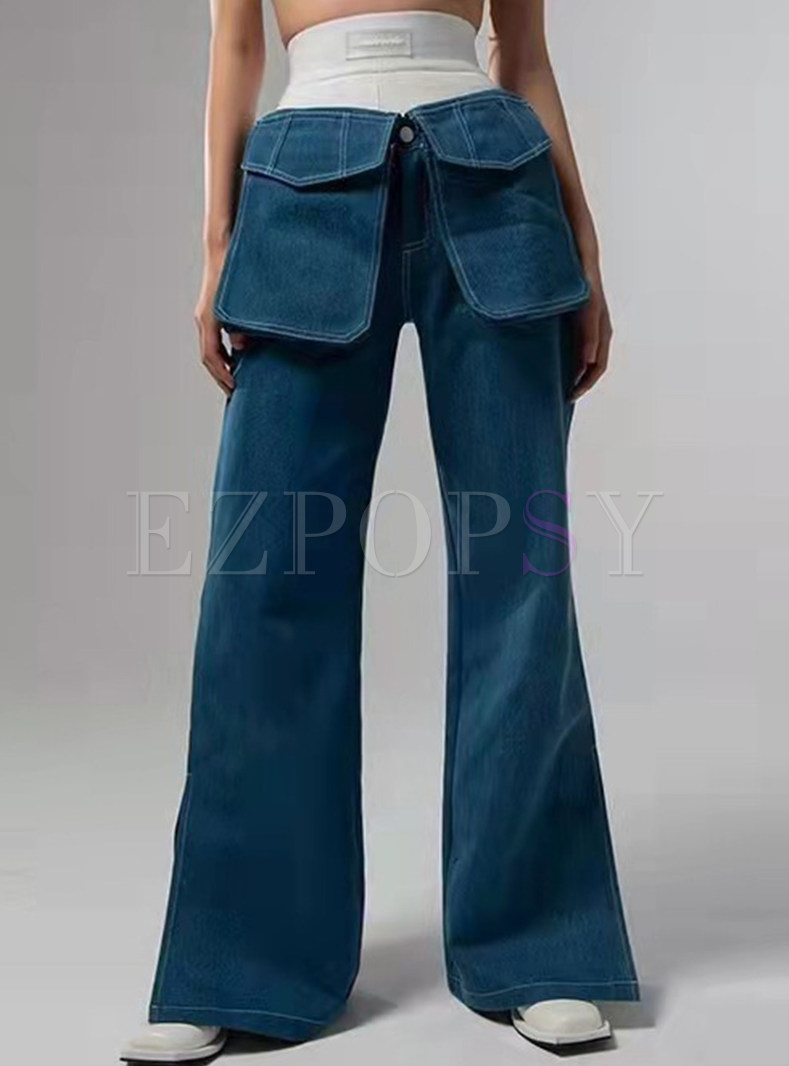 Exclusive Flare Jeans With 3D Pockets