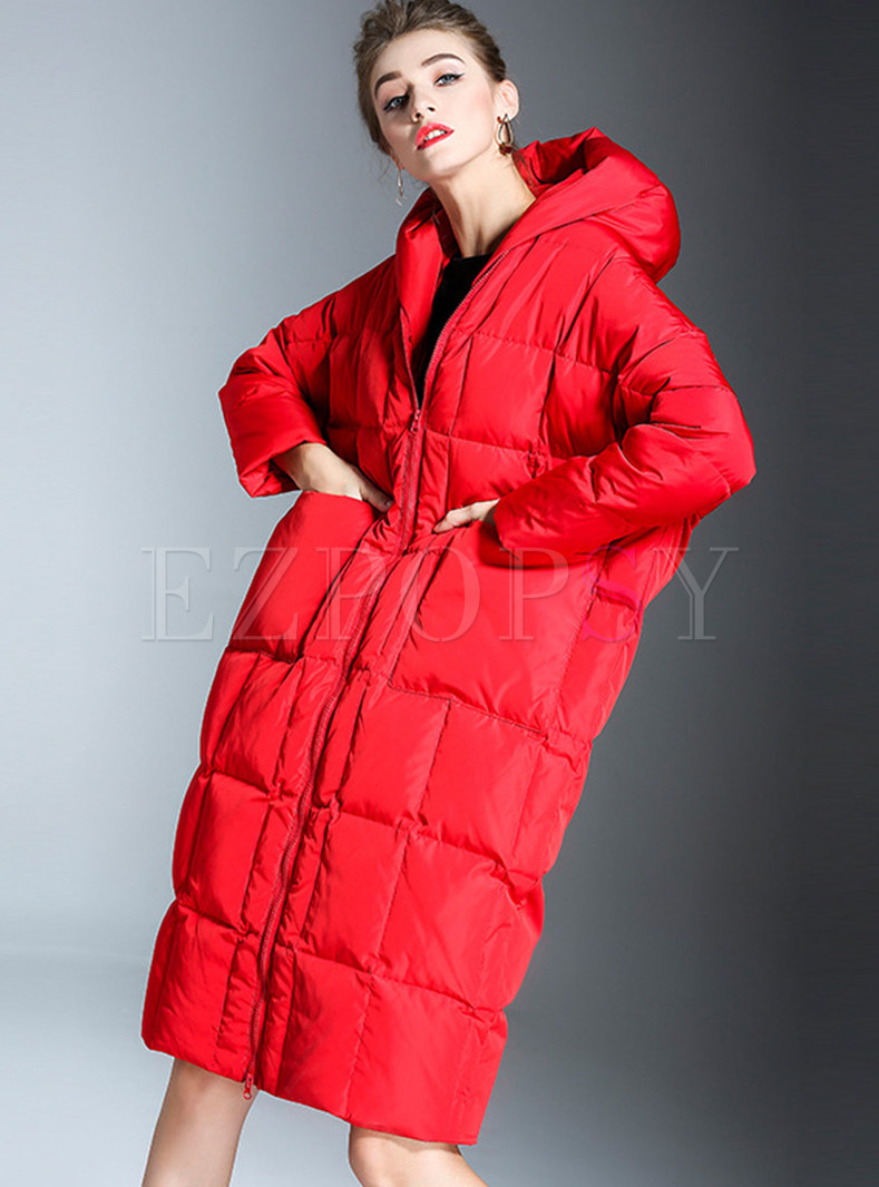 Mid-Gauge Thickened Mid Insulated Down Coats Women