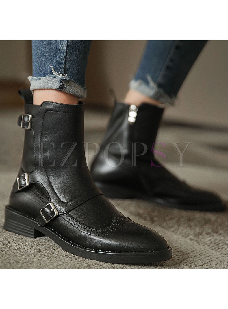Fashion Pointed Toe Western Boots For Women