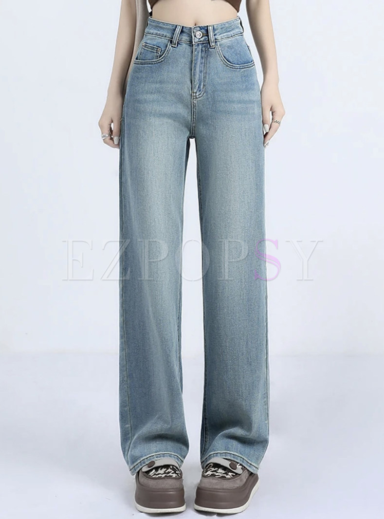 Fashion High Waist Jean Pants For Women