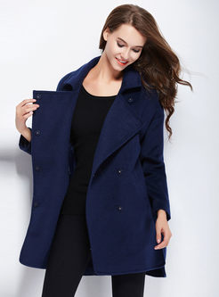Outwear | Jackets/Coats | Polo Collar Oversize Wool Coat