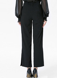 Brief Pocket Patch Palazzo Pant