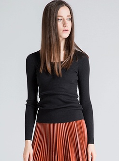 All-Match Causal Pullover Knit Sweater