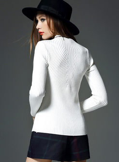 High-End Slim Temperament Sweater